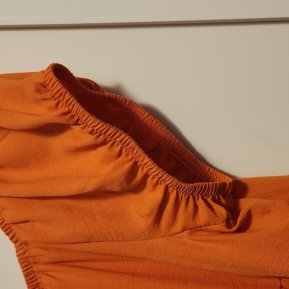 EUC Riley & Rae Orange Flowy Dress - Picture 3 of 5